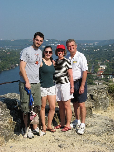 Limestone Cliffs Overlooking Lake Austin