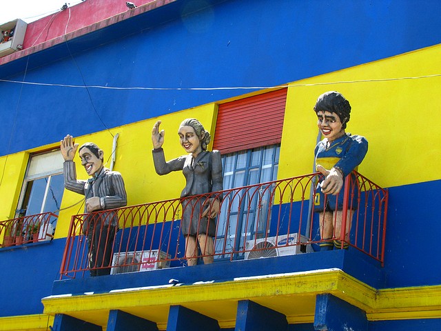 La Boca - Carlos Gargel, Eva Peron, Maradona