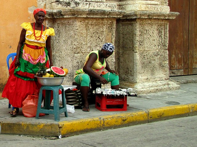 Colorful Street Vendors