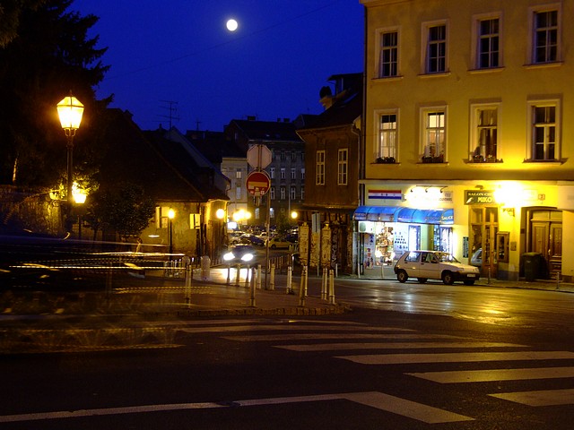 Moon Rise in Zagreb