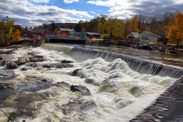 Salmon Falls, Shelburne - HDR