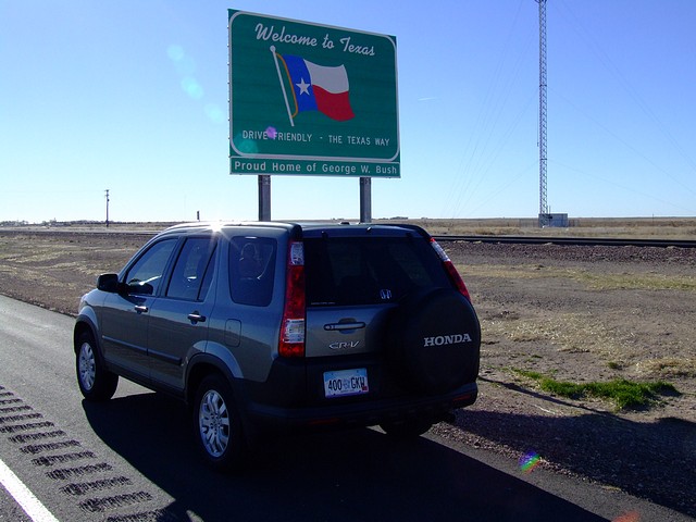 Texline, Texas - Entering Texas
