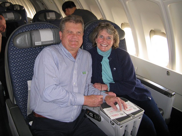 Vic and Gennie - Seat 73A & B Top