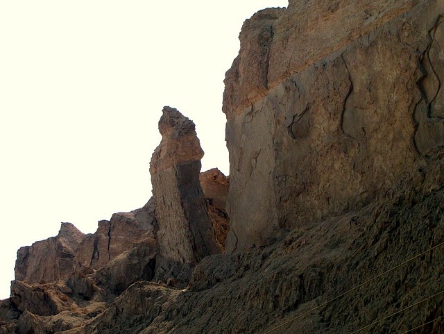 Lot’s Wife Salt Pillar