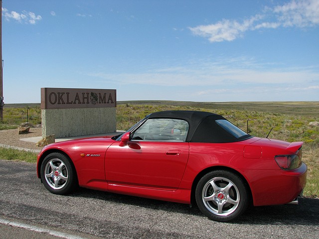 Entering Oklahoma