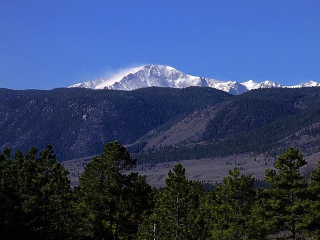 Pikes Peak from our House